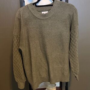 Maurices Olive Green Crew Neck Sweater